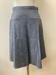 ボールジー 紺白ミックスシャンブレー スカート サイズ36