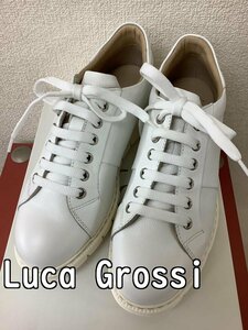 Luca Grossi ルカ グロッシ 白 レザースニーカー サイズ36