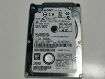 【使用時間7275時間】HGST 500GB HDD HTS545050A7E660 2.5インチ 7mm厚 CrystalDiskInfo正常判定【TJMM】_画像1