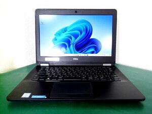 【埼玉発送】【動作確認済】DELL / Latitude E7270 / Intel(R) Core(TM) i5-6300U CPU@2.40GHz 2.50GHz / 8GB / SSD128GB / Windows11Pro