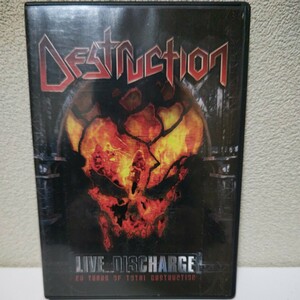 DESTRUCTION/Live Discharge 輸入盤DVD デストラクション