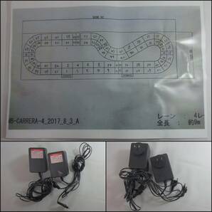 ☆※ジャンク品・動作確認一部・コース未組み立て Carrera Evolution アナログ式 スロットカー レーシング コース セット 車 9台付 カレラの画像7