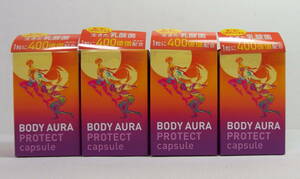 ☆≪未使用・保管品≫新日本製薬 BODY AURA ボディオーラ プロテクトカプセル 30粒×4箱【賞味期限：2024年4月】健康食品 サプリ 乳酸菌