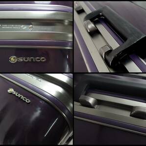 ☆【※鍵付属無し】SUNCO スーツケース ソリッドギア SG01-68 79L キャリーケース ダークパープル 紫 4輪 TSAロック 旅行 鞄 サンコーの画像7