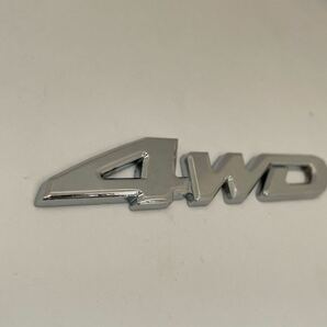 エンブレム 【4WD】 4×4 四駆 ジープ ランクル インプ スバル ジムニー シエラ スズキの画像2
