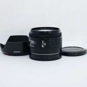 ☆美品・完動☆MINOLTA AF 24mm F2.8 ミノルタ 単焦点レンズ☆保証付☆M612