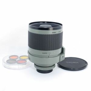 ☆外観極上・完動☆SIGMA MIRROR TELEPHOTO 600mm F8 MULTI-COATED キヤノン用 FDマウント シグマ ミラーレンズ☆保証付☆E361