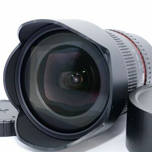 ☆美品・完動☆SAMYANG 10mm F2.8 ED AS NCS CS フジ Xマウント サムヤン 超広角レンズ☆保証付☆S552