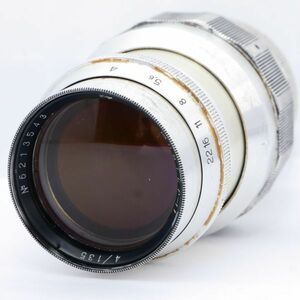 ☆難あり☆JUPITER-11 135mm F4 M42マウント ジュピター レンズ良好☆保証付☆V609