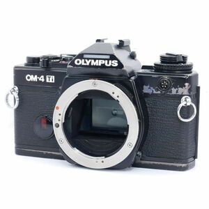 ☆実用品☆OLYMPUS OM-4 Ti チタン ブラック ボディ☆保証付☆G322