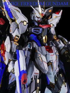 MGEX 1/100 ストライクフリーダムガンダム　改修塗装済み完成品　エフェクトパーツ付属　