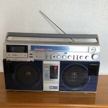 ★アイワAIWA大型ラジカセ　ＣＳ－Ｊ７７　MKⅡ ラジオAM/FM／カセット／外部入力動作品★_画像4