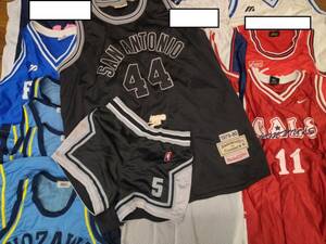 【C034】バスケットボール　ユニフォーム　S～XXLサイズ　ゲームシャツ　21点セット San Antonio Spurs　サンアントニオ・スパーズ