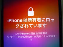 Apple JUNK ジャンク find my iPhone on iPhone SE 第3世代 64GB スターライト アクティベーションロックあり ドコモ 判定〇_画像2