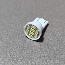 100個セット T10 LED ホワイト ウェッジ球 スモール ポジション ルームランプ ナンバー灯 3014 8smd /8_画像2