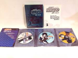 ◆406◆輸入盤 / NARUTO UNCUT BOX SET 2 / DVD3枚組 / ナルト アニメ 少年ジャンプ 日本語/英語