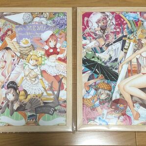 季刊エス 水屋姉妹 額装品 アートポスター ハンドメイド ギフト インテリア 2点