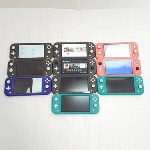 529) Nintendo Switch Lite 本体 10台 まとめ 動作未確認 ジャンク ニンテンドースイッチライト console HDH-001