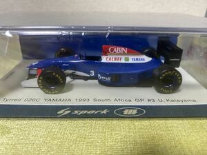 Sparkmodel「Tyrrell 020C YAMAHA 1993 South Africa GP #3 U.Katayama」/スパークモデルタバコデカールCABINレーシングカー