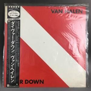 UT25/94 [С отечественным выпуском LP] Van Halen Diver Down Down Van Halen 1982 Japan First Edition P11189 "Pretty Woman" Cover Center ○