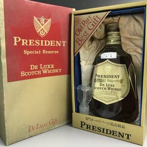 ut26/60 【未開栓】PRESIDENT Special Reserve プレジデント スペシャル リザーブ デラックス ウイスキー 750ml 43%◆