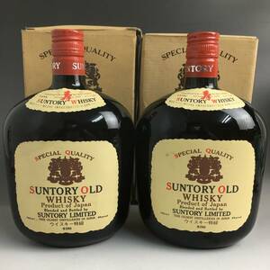 ut27/2 【古酒未開栓】SUNTRY OLD WHISKY/サントリー オールド ウイスキー 2本セット 760ml 43% SANTORY LIMITED