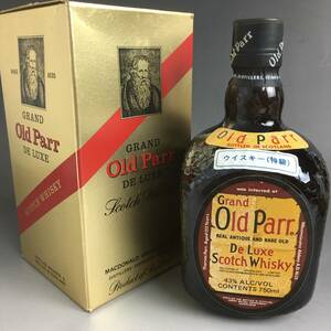 ut27/29 【未開栓】古酒 Grand Old Parr Deluxe 12year 750ml 43% グランドオールドパー デラックス ウィスキー 特級 スコッチ