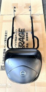 【中古】 NINJA250/NINJA400/Z250/Z400 (EX250P/EX400G)用 ENDURANCE エンデュランス リアキャリア givi ボックス27L?