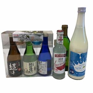 ☆1円スタート☆お酒まとめ 北海道地酒のみくらべ なまら超辛 開拓時代 丹頂鶴 本格焼酎 スミノフ SMIRNOFF LEGACY ヨーグルトのお酒 古酒