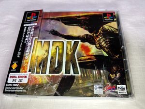 PS MDK エム・ディ・ケイ　Shiny ENTERTAINMENT SCPS 10052