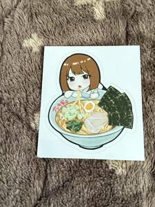 独ヲタアッキー　ラーメンステッカー　　１枚