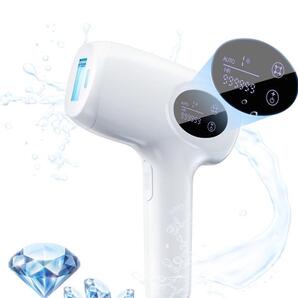 【最終】脱毛器 サファイア冷感脱毛器 IPL光脱毛器 9段階照射 99万発 HR/RA/SC 肌色検出モード 無痛 軽量 VIO対応 全身ムダ毛処理 家庭用