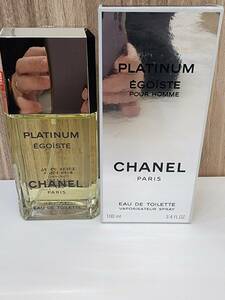 CHANEL シャネル EGOISTE PLATINUM エゴイスト プラチナム オードゥトワレット 100ml ほぼ満タン