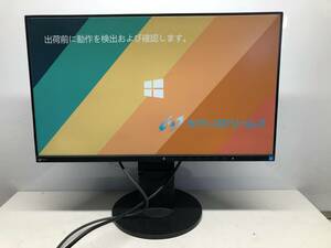 ☆E86☆ EIZO FlexScan EV2450-BK 超狭額ベゼル 23.8型ワイド　フルHD（1920x1080）IPSパネル ノングレア(非光沢)，通電画面にあり