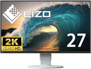 ☆E101☆ EIZO FlexScan EV2750 フレームレスIPS/27インチ/HDMI、DP/WQHD (2560 x 1440) /画面回転 高さ調整/PS Switch対応