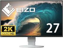 ☆E103☆ EIZO FlexScan EV2750 フレームレスIPS/27インチ/HDMI、DP/WQHD (2560 x 1440) /画面回転 高さ調整/PS Switch対応_画像1