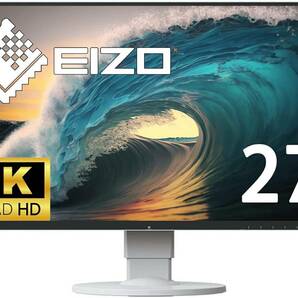 ☆E104☆1円~ EIZO FlexScan EV2750 フレームレスIPS/27インチ/HDMI、DP/WQHD (2560 x 1440) /画面回転 高さ調整/PS Switch対応の画像1