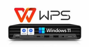 D476/HP 400G9DM/第12世代i3-12100T/M.2 NVME 256GB+HDD1TB/メモリ16GB(PC4-3200)/WIN11PRO/Office WPS/内蔵無線WIFI6+Bluetooth