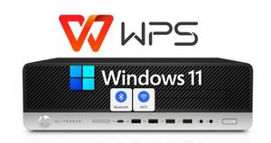 D322/HP 800G5 SF/Corei5-9500/メモリ16GB/M.2 NVME256+3.5HDD 1TB/Office WPS/Win11Pro/無線Wi-Fi+Bluetooth