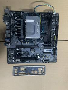 ASRock Z370M Pro4 LGA 1151 DDR4 デスクトップマザーボード　　CPUクーラー付き