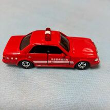 【トミカ】【TOMICA】アピタ　ユニーオリジナル　トミカ　トヨタ　クラウン　ファイヤーチーフカー　未使用品_画像3