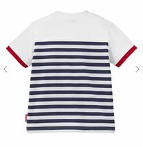 新品未使用☆ミキハウスボーダーTシャツ120センチ_画像2