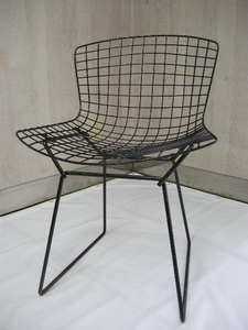 * Harry * belt ia wire side chair -/ Vintage *