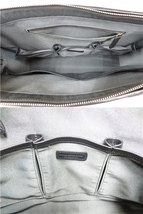 3J371MZ◎Business Leather Factory ビジネス レザーファクトリー　牛革　ビジネスバッグ　鞄　ブラック◎未使用品_画像6