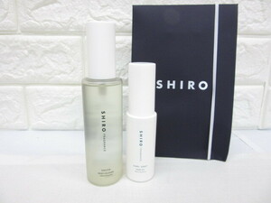 3D343MZ◎SHIRO シロ アールグレイ ヘアオイル (30mL)/サボン ボディコロン オーデコロン (100mL) 計2点セット◎未使用品