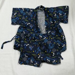 90サイズ セットアップ お祭り 着物 甚平 浴衣 綿 アカチャンホンポ　赤ちゃん本舗 日本製