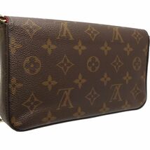 LOUIS VUITTON ルイヴィトン モノグラム ポシェットフェリシー M61276 ウォレットチェーン ブラウン/450271【中古】_画像3