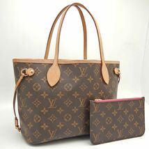 LOUIS VUITTON ルイヴィトン モノグラム ネヴァーフルPM M41245 トートバッグ ブラウン/251584【中古】_画像2