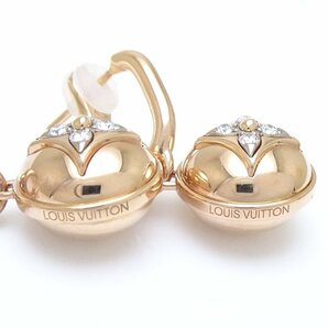 LOUIS VUITTON ルイヴィトン ブックル ドレイユ ブロッサム ピアス ダイヤモンドQ96788 K18PG ピンクゴールド/291394【中古】の画像6