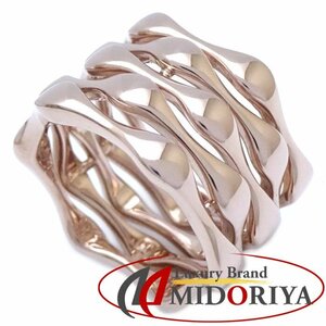 Tasaki Tazaki Pearl Aru Alabello Curvring Ring 5 подряд 5 ряд 12,5 Sakura Sakura Gold K18pg Розовое золото/291522 [Используется]